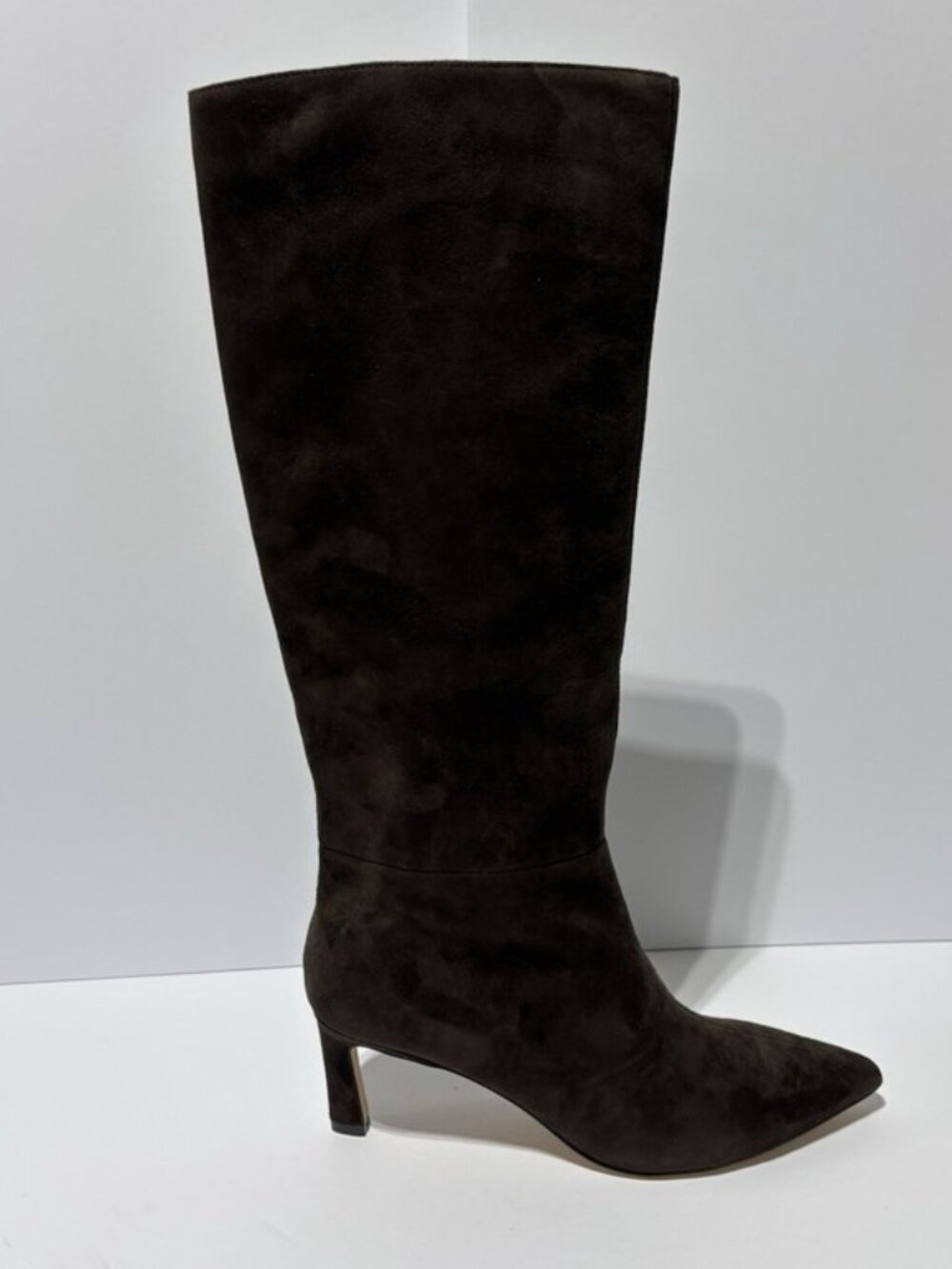 Nine West Women’s Lorthey Dark Brown Suede Boots, Size 9.5 M
